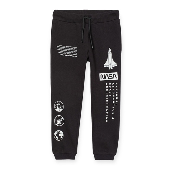 NASA Black Joggers - Picture 1 of 6